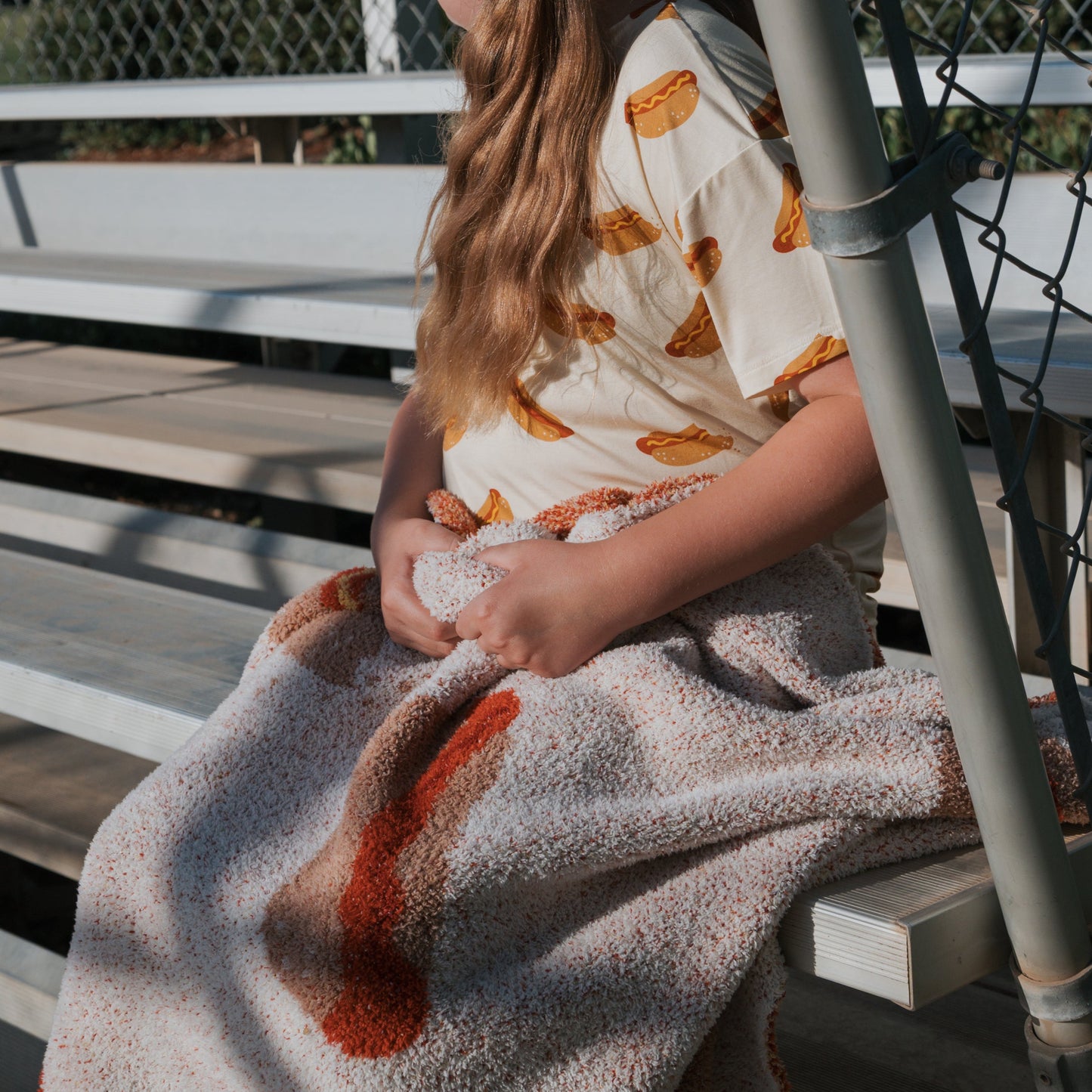 Girl's Bamboo Short Set | Hot Dogs