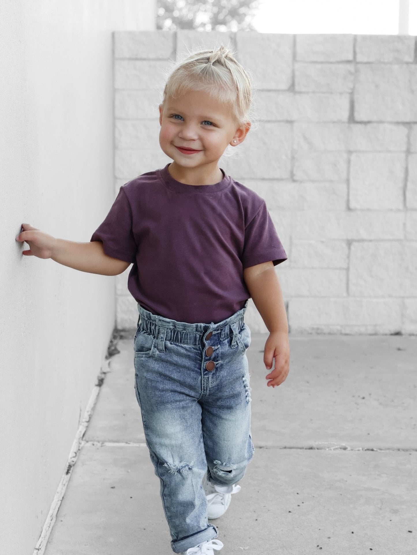 Elevated Tee - Huckleberry
