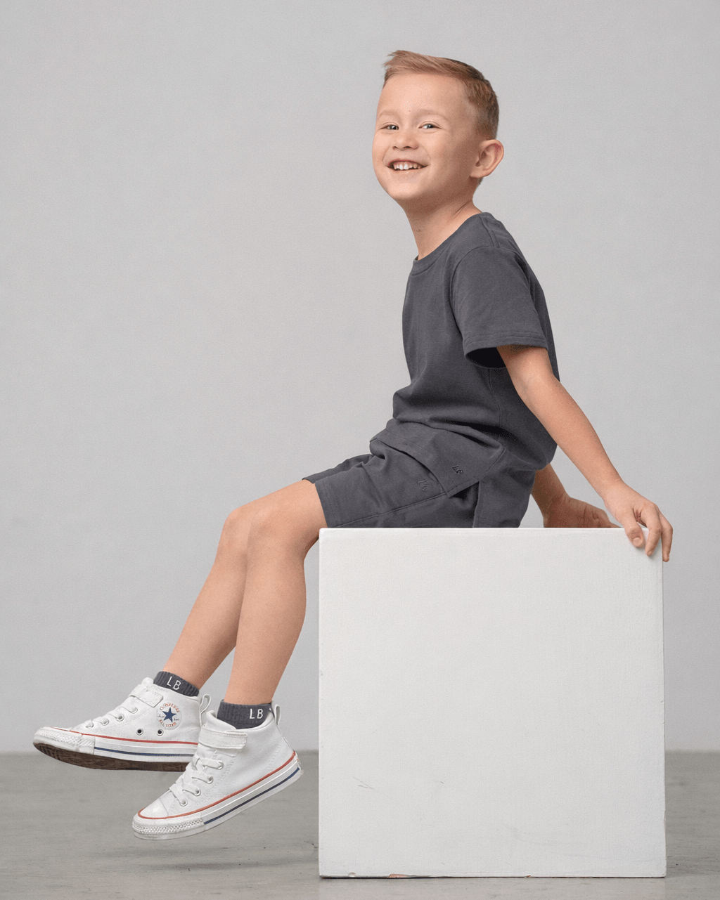Elevated Tee - Iron