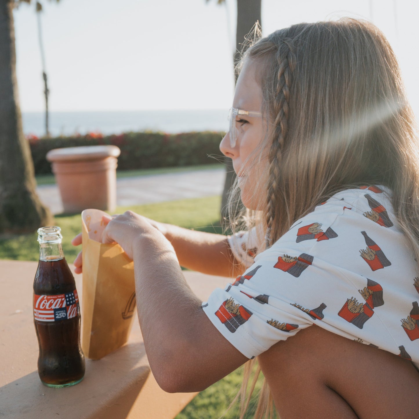 Girl's Bamboo Short Set | Fries & Cola