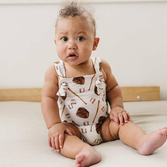 Grand Slam Bamboo Knotted Shortalls