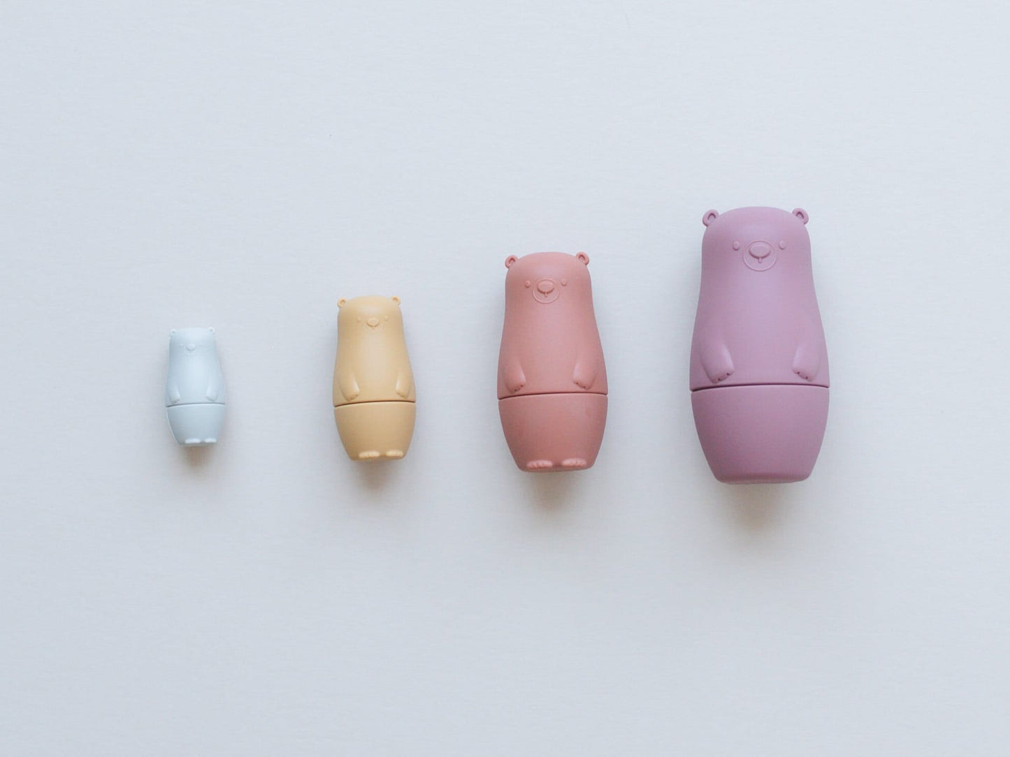 Silicone Nesting Doll Toy - more colors