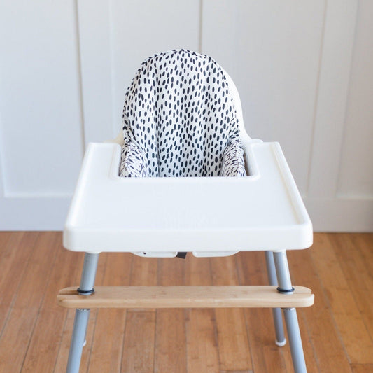 White & Black Dots IKEA Antilop Cushion Cover