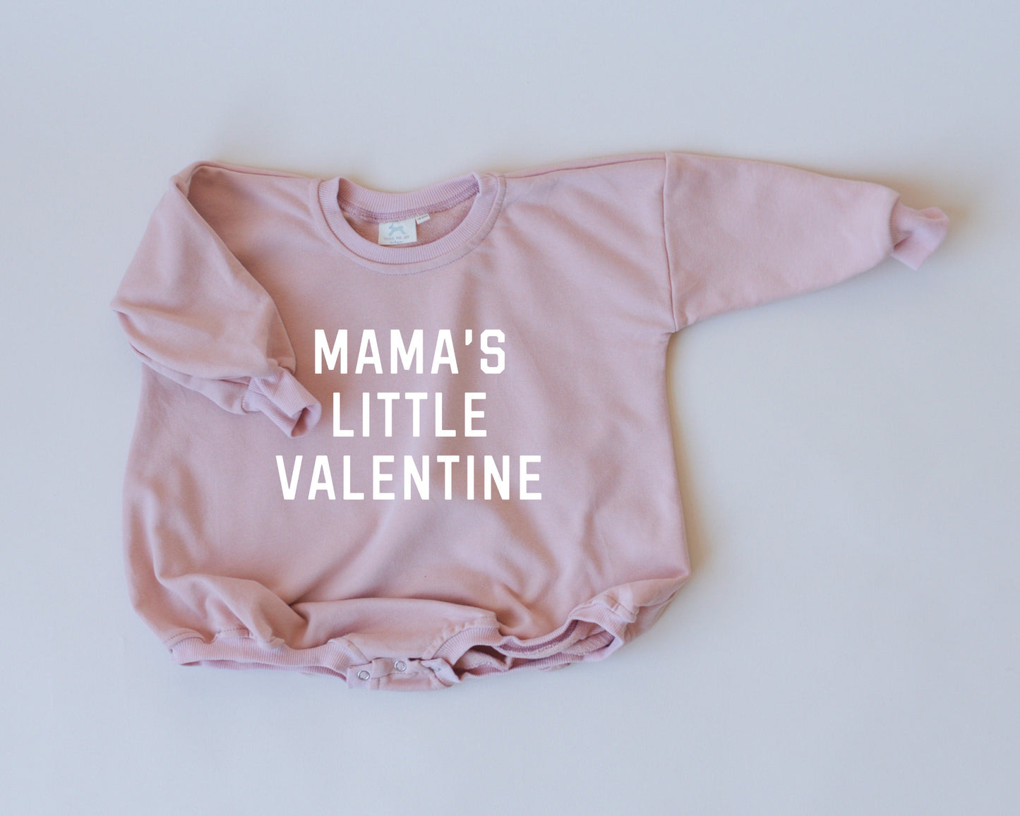 Mama's Little Valentine Sweatshirt Romper - more colors