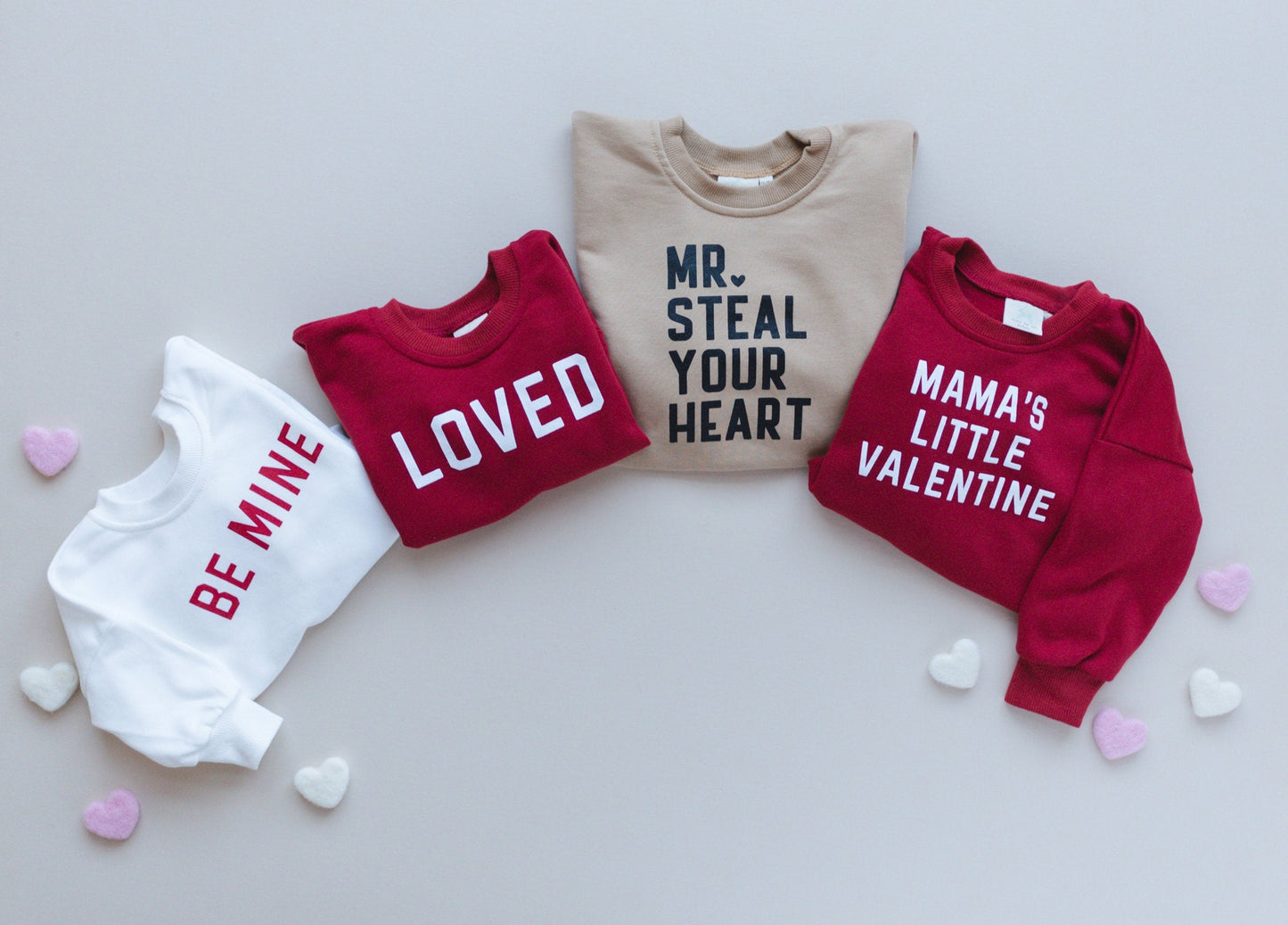 Mama's Little Valentine Sweatshirt Romper - more colors