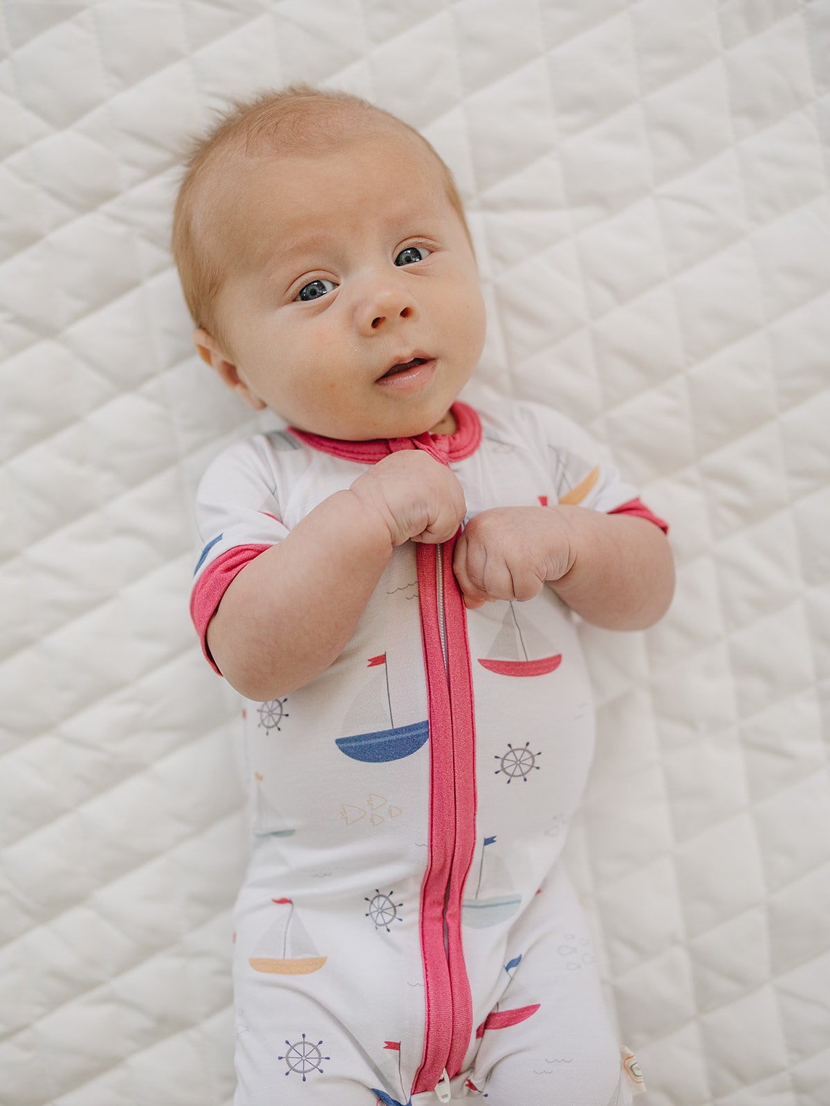 Sail Away Bamboo Shorty Romper