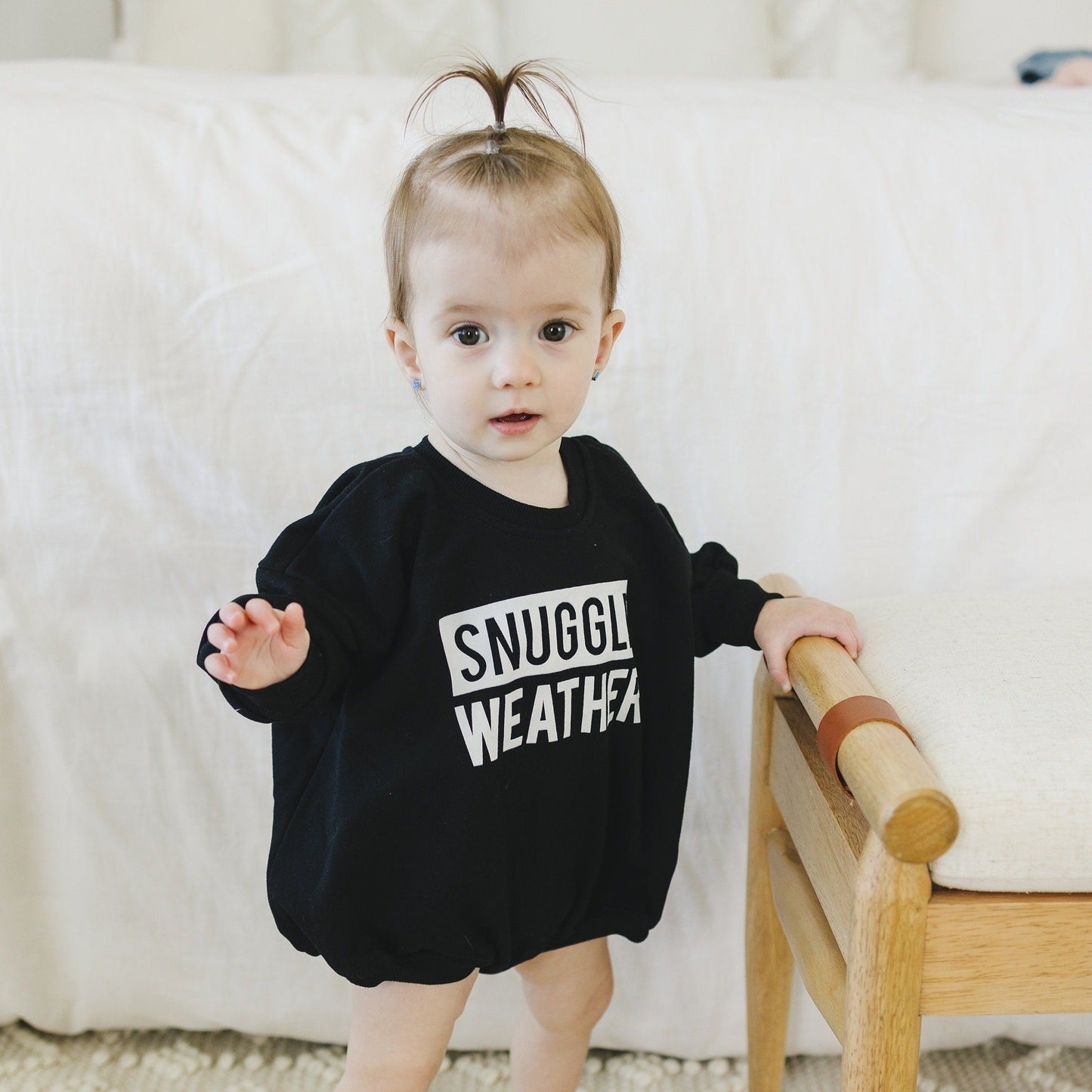 Snuggle Weather Sweatshirt Romper