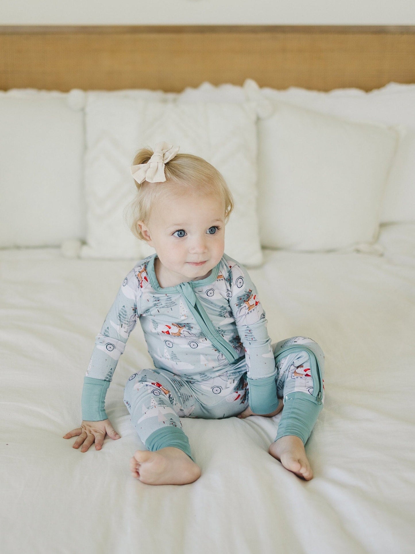 Cruisin' to Christmas Bamboo Zippy Romper