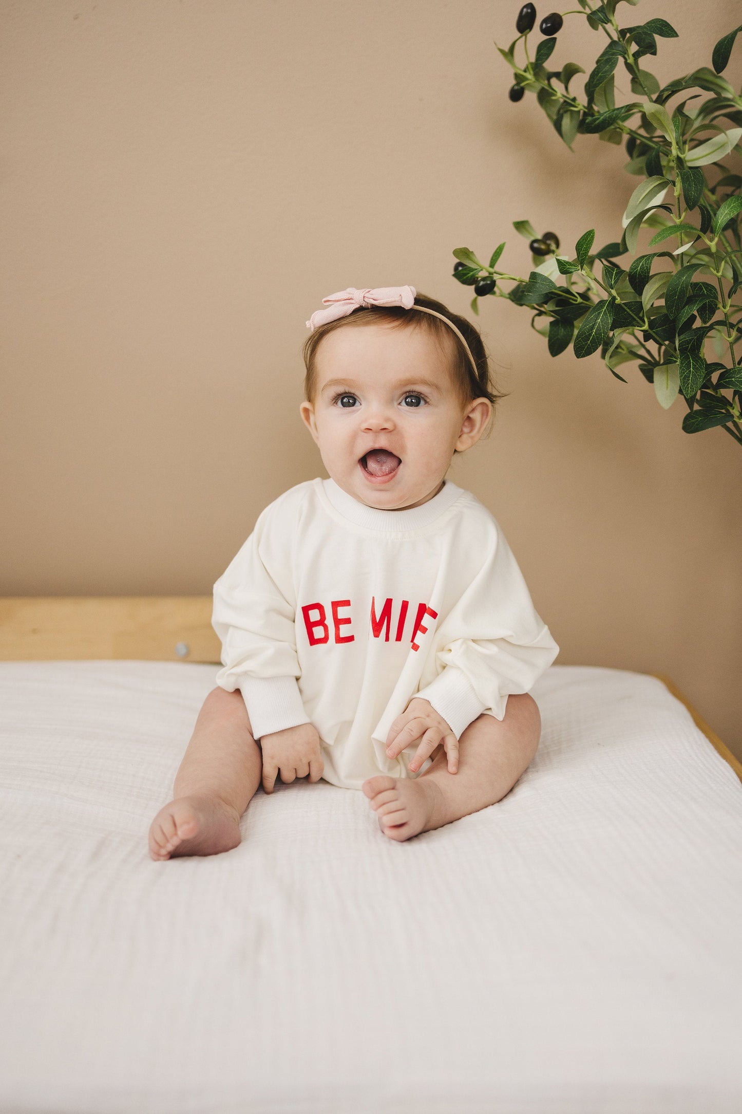 Be Mine Bamboo Sweatshirt Romper