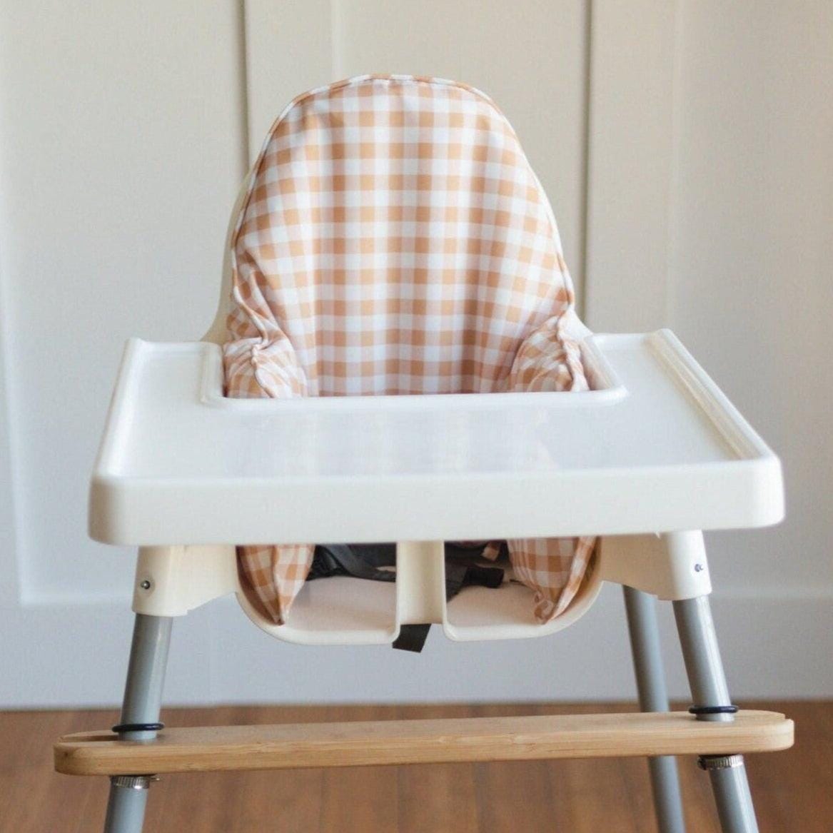 Yellow Gingham IKEA Antilop Cushion Cover