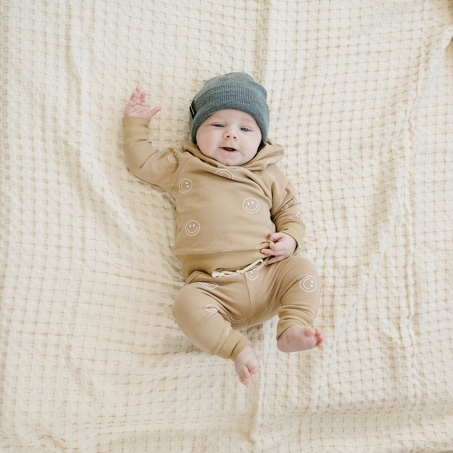 Dark Grey Mebie Baby Beanie