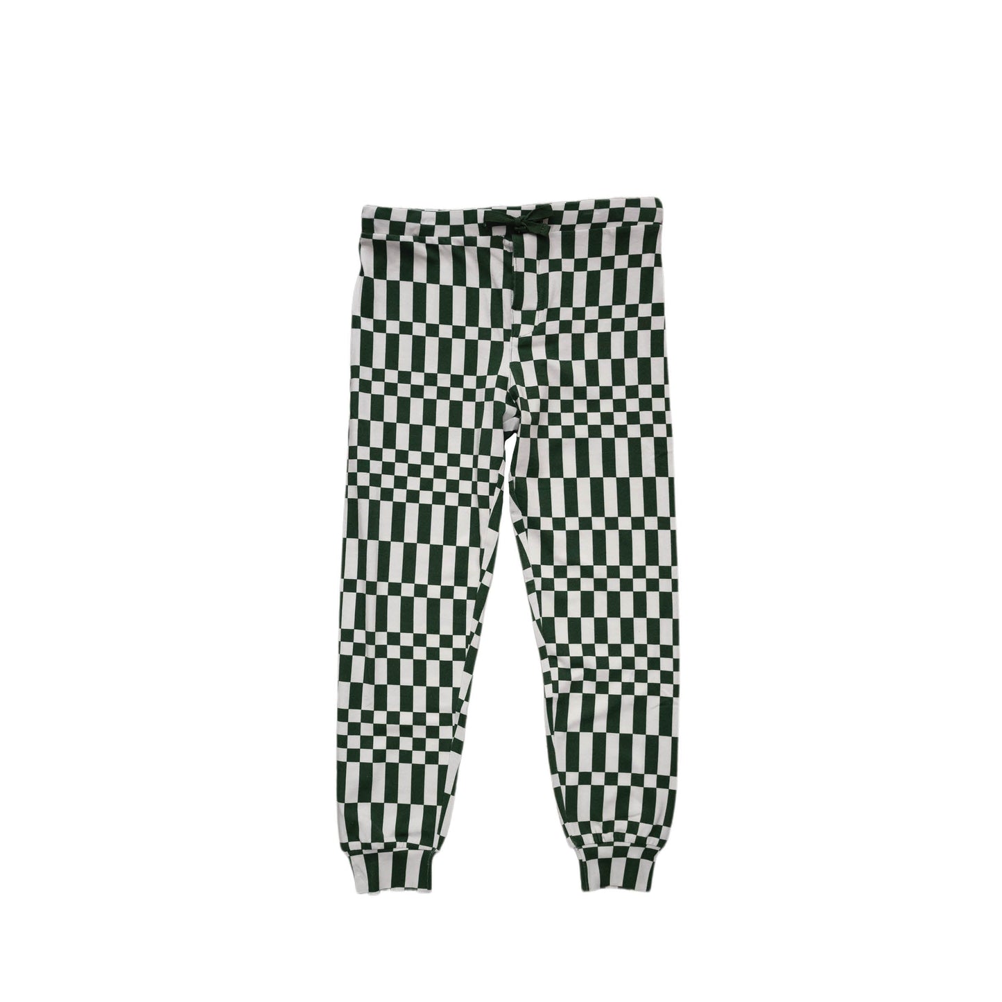 Everyday Check | Boys Jogger Pants (Green Check)