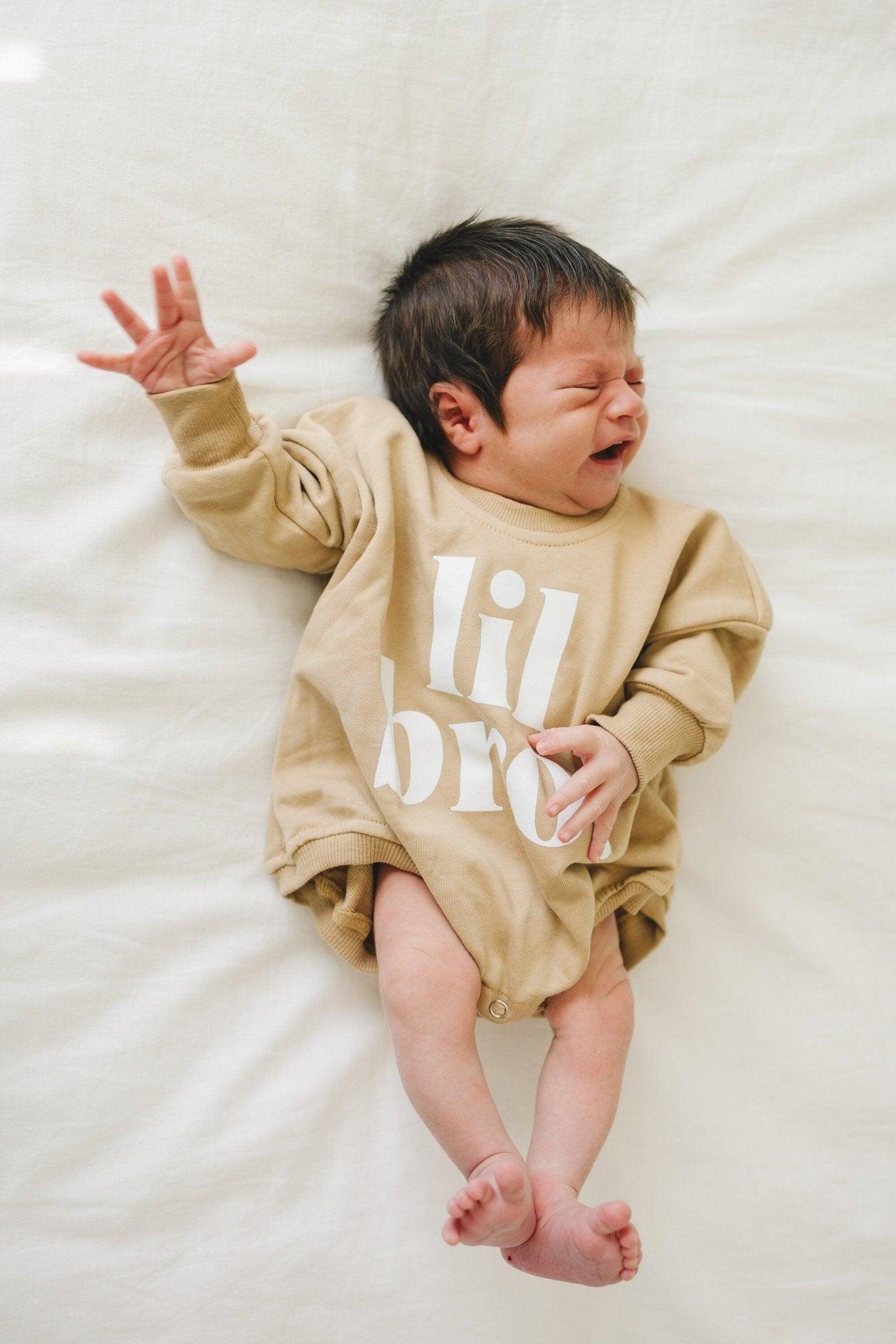 Lil Bro Sweatshirt Romper - more colors