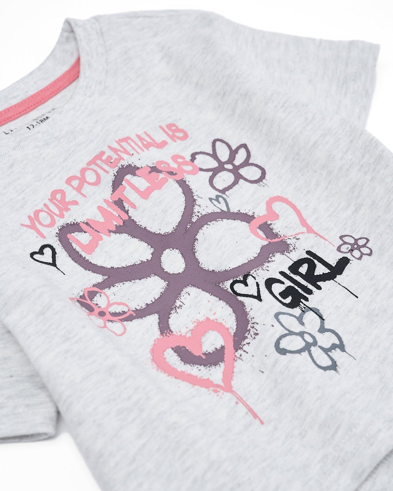 Limitless Tee - Light Heather Grey