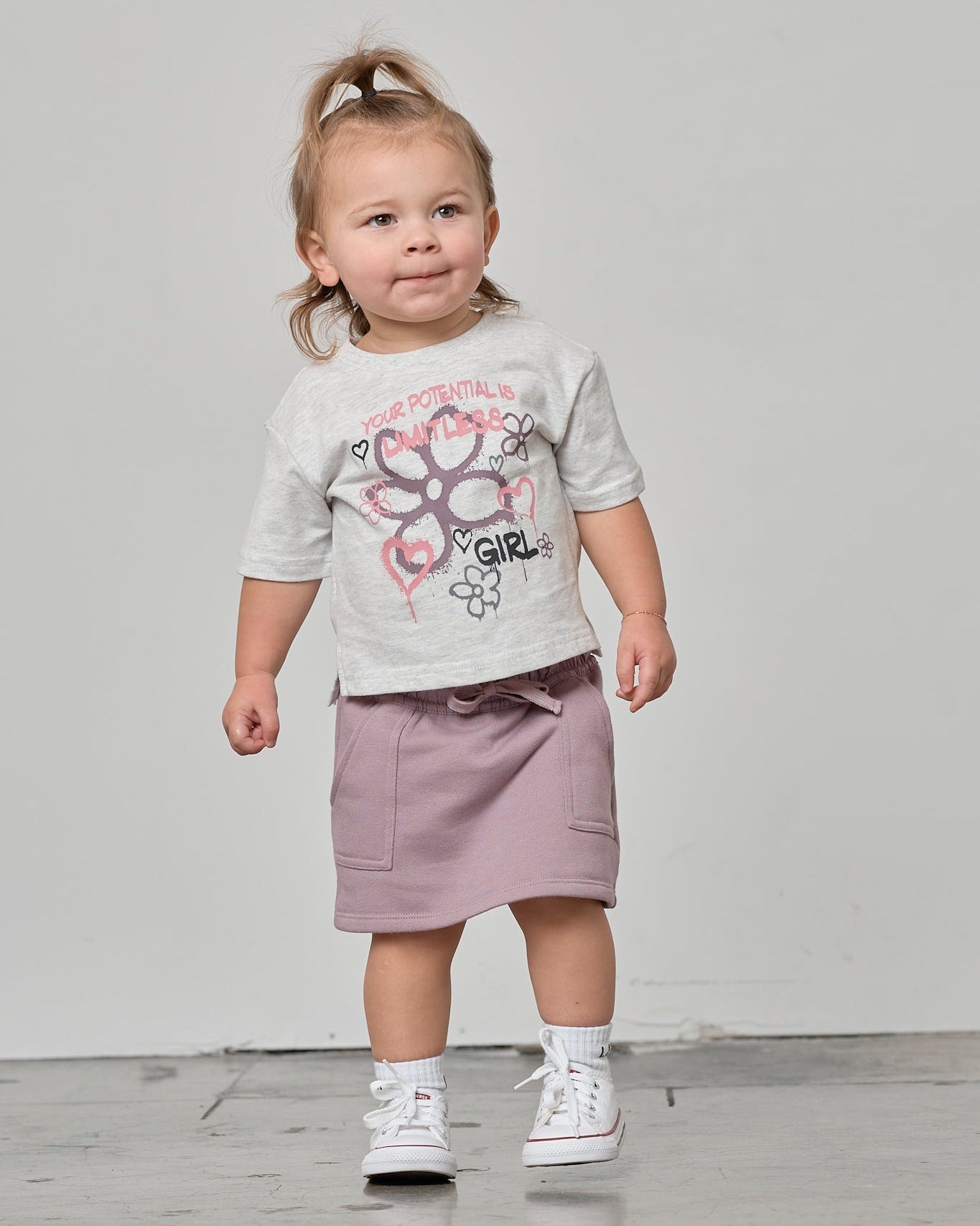 Limitless Tee - Light Heather Grey