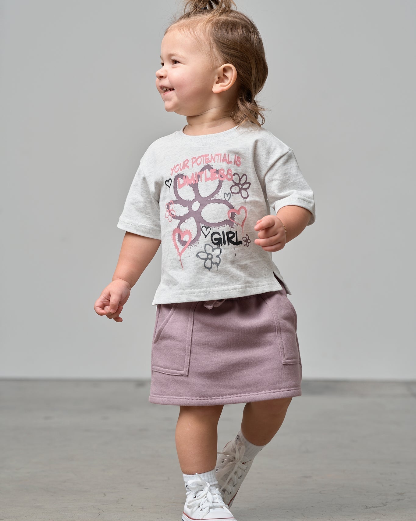 Limitless Tee - Light Heather Grey