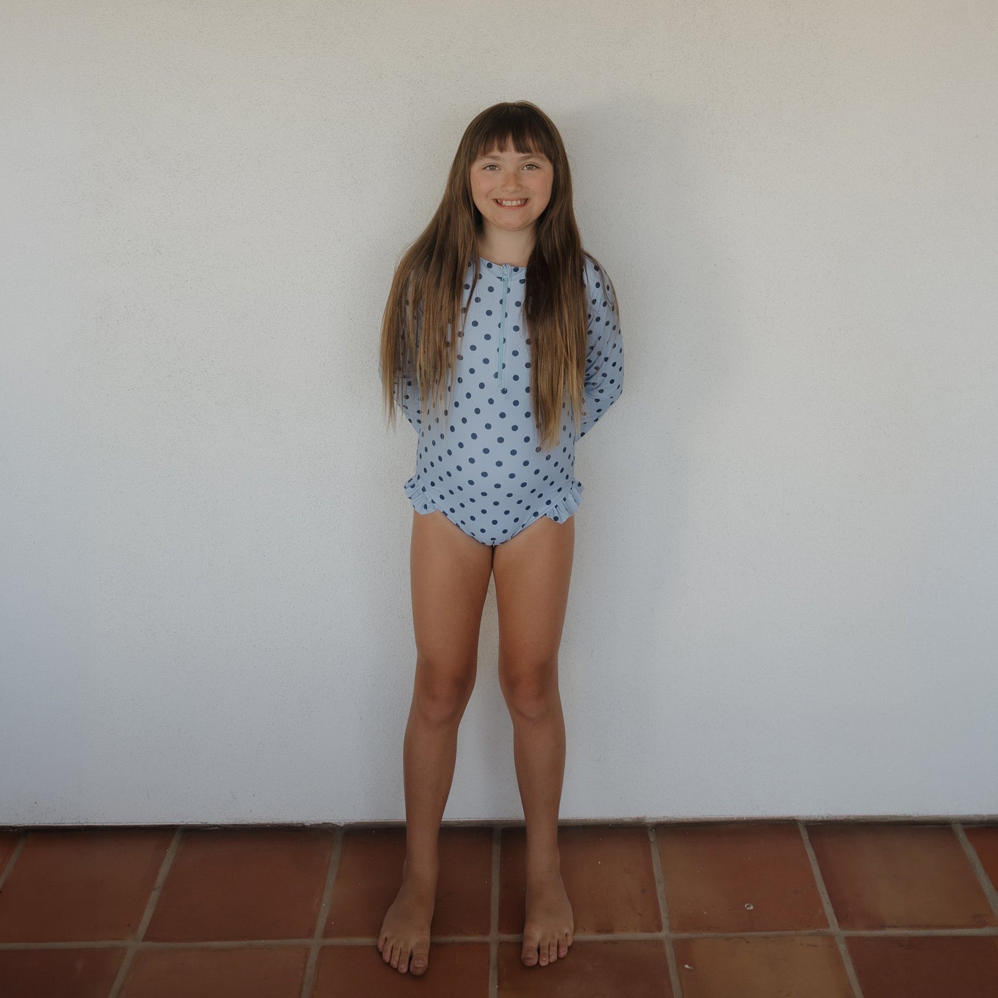 Girl's Long Sleeve Swimsuit | Sully