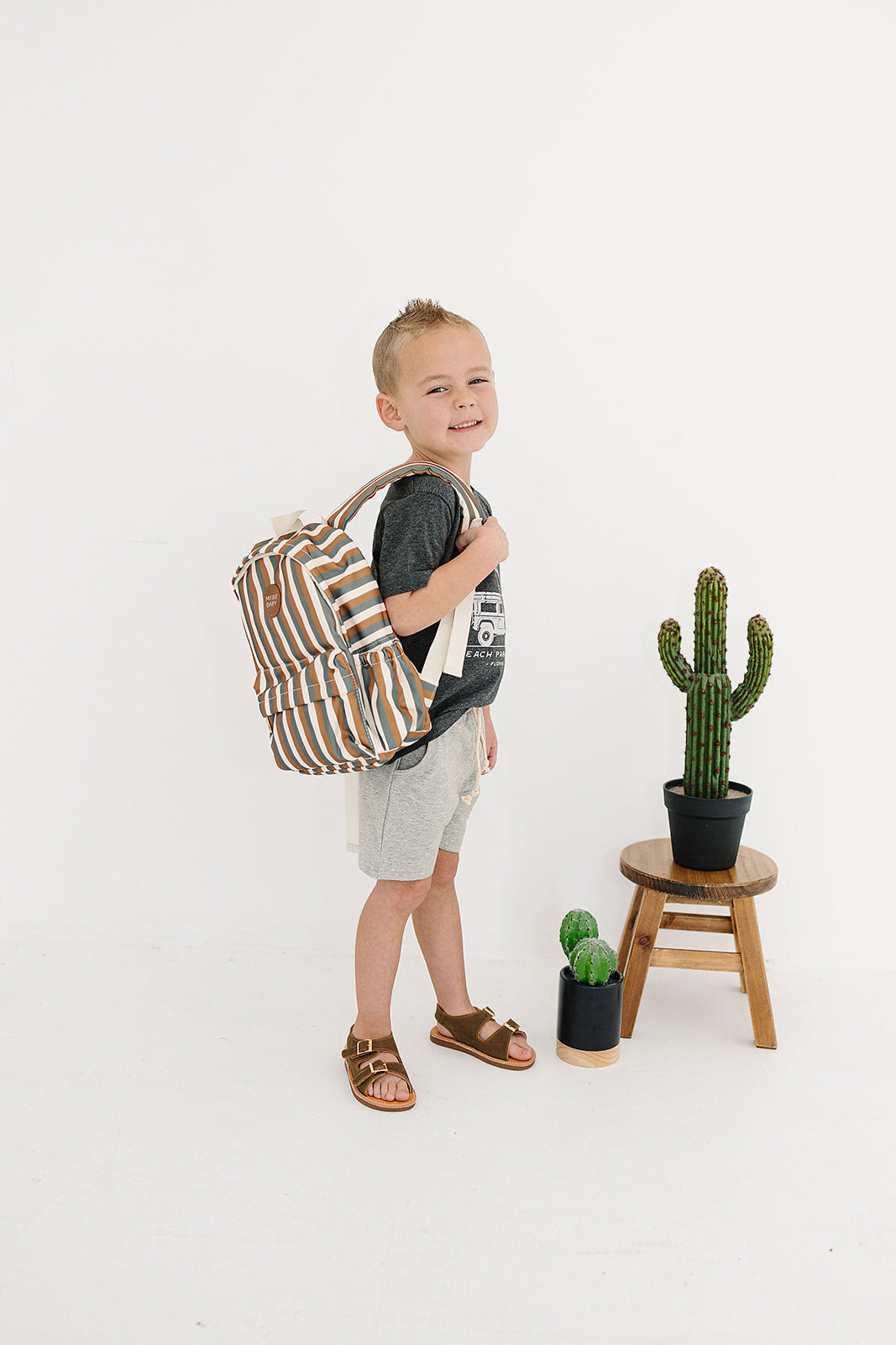 Sunset Stripes Mini Backpack