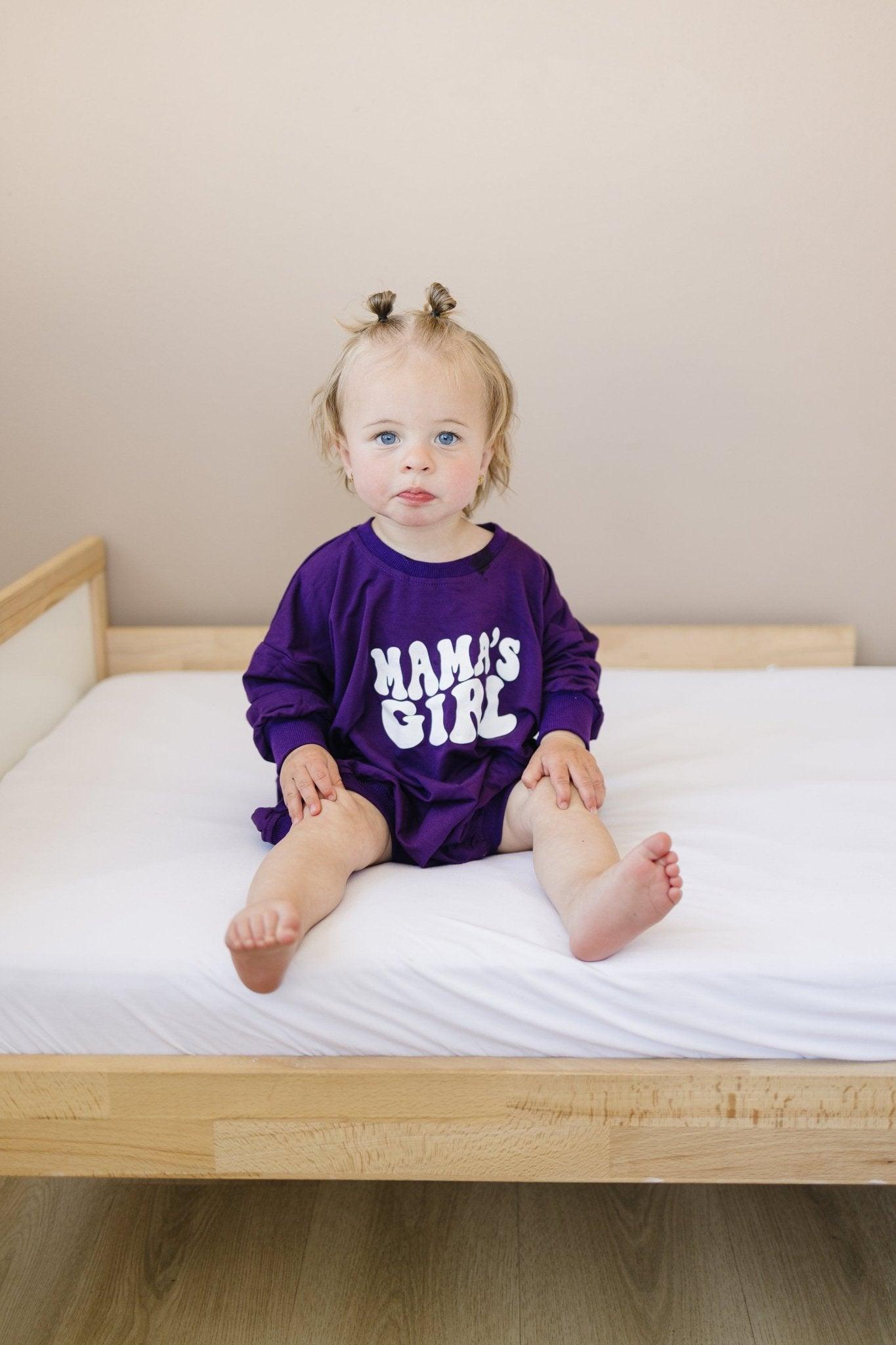 Mama's Girl Bamboo Sweatshirt Romper