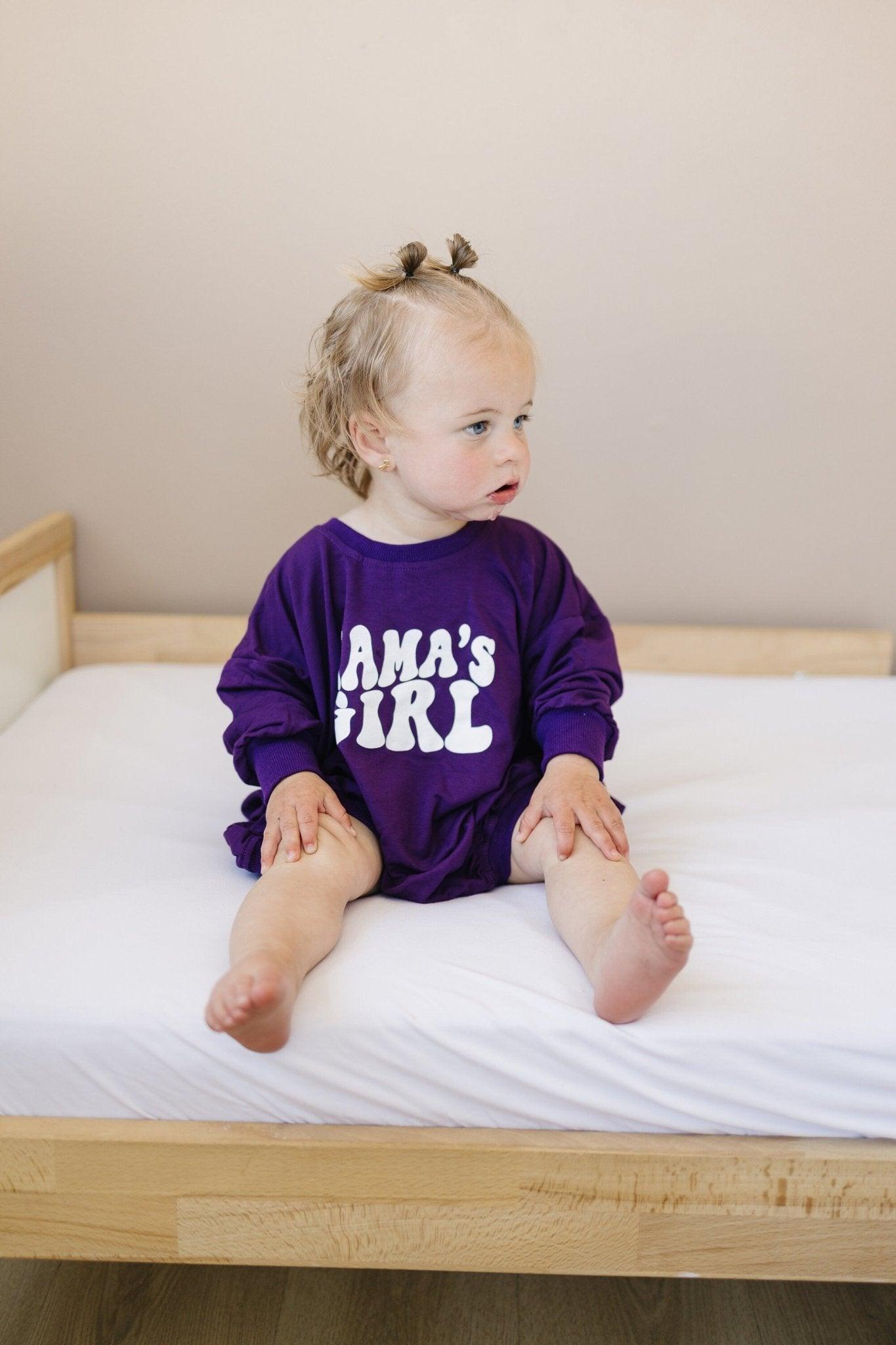 Mama's Girl Bamboo Sweatshirt Romper