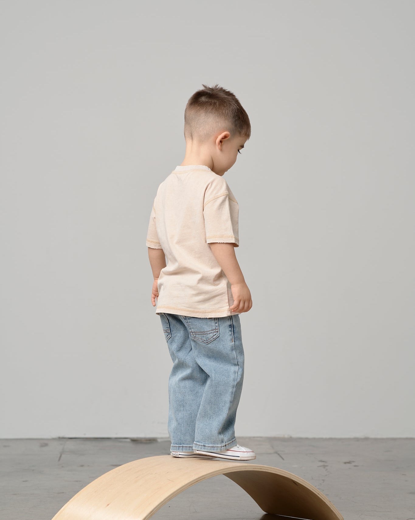Mineral Wash Tee - Cream