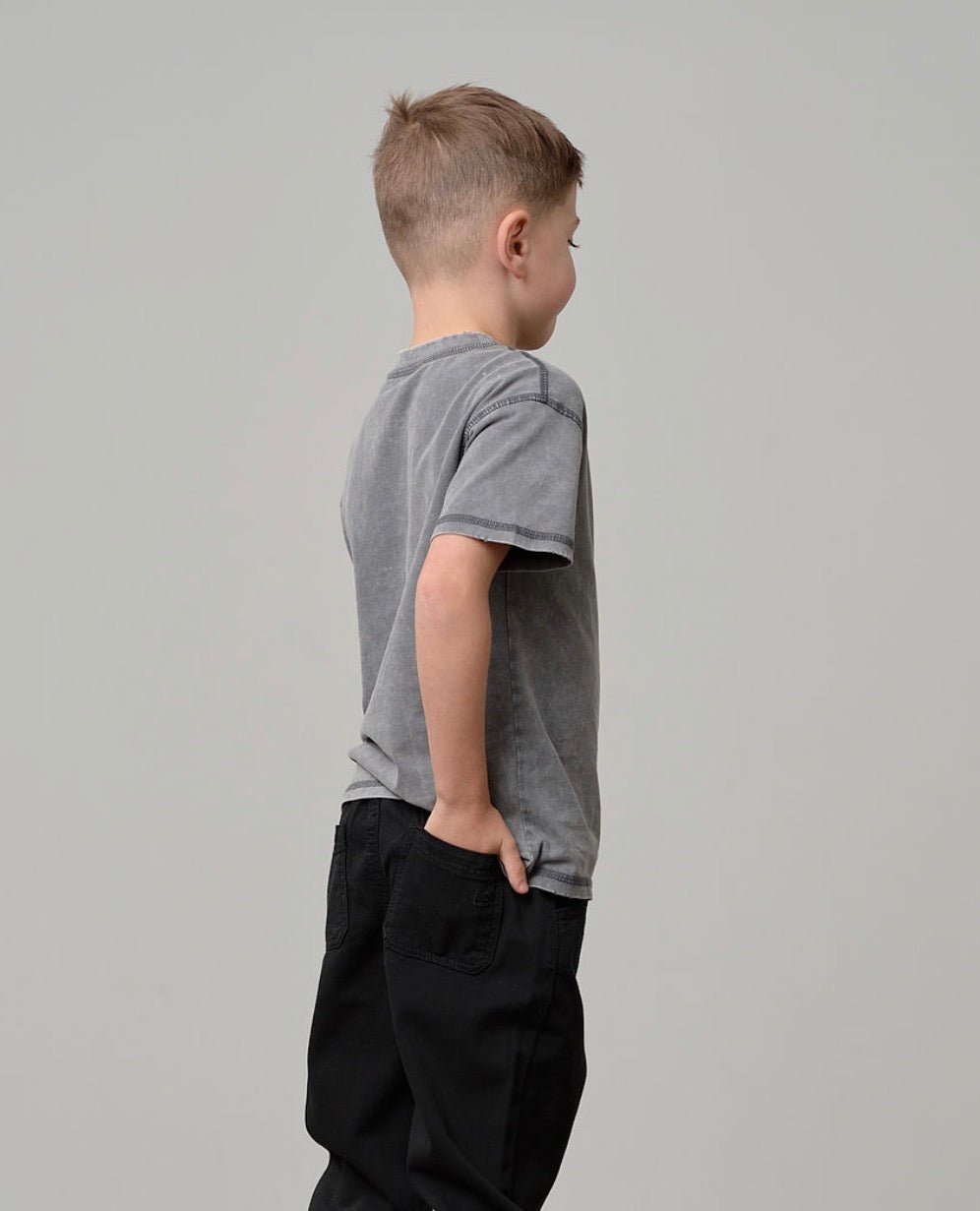 Mineral Wash Tee - Graphite