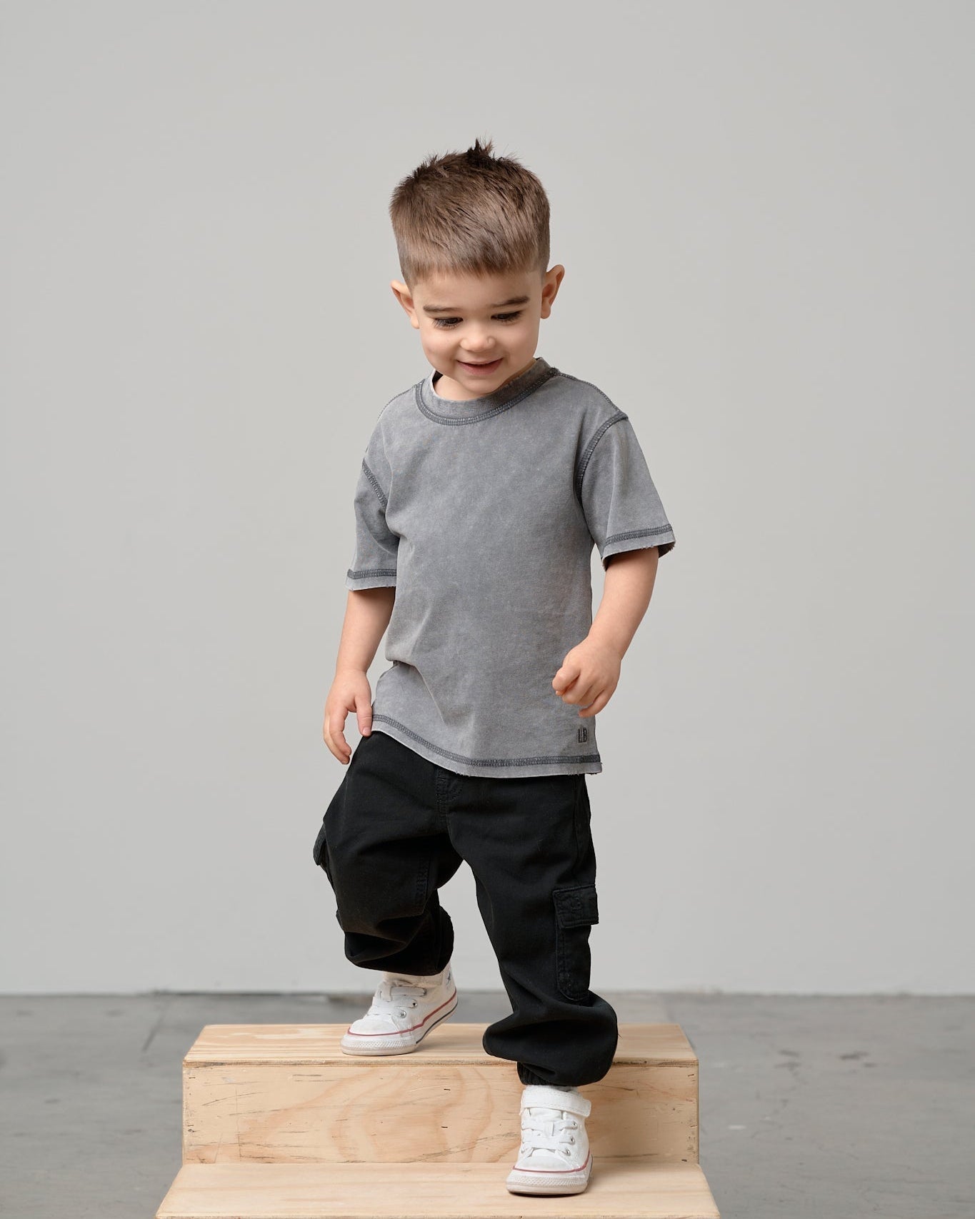 Mineral Wash Tee - Graphite