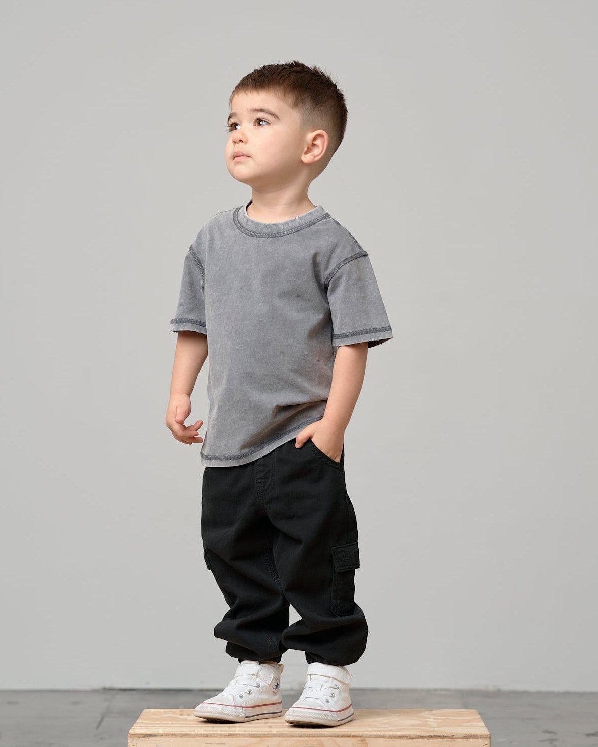 Mineral Wash Tee - Graphite