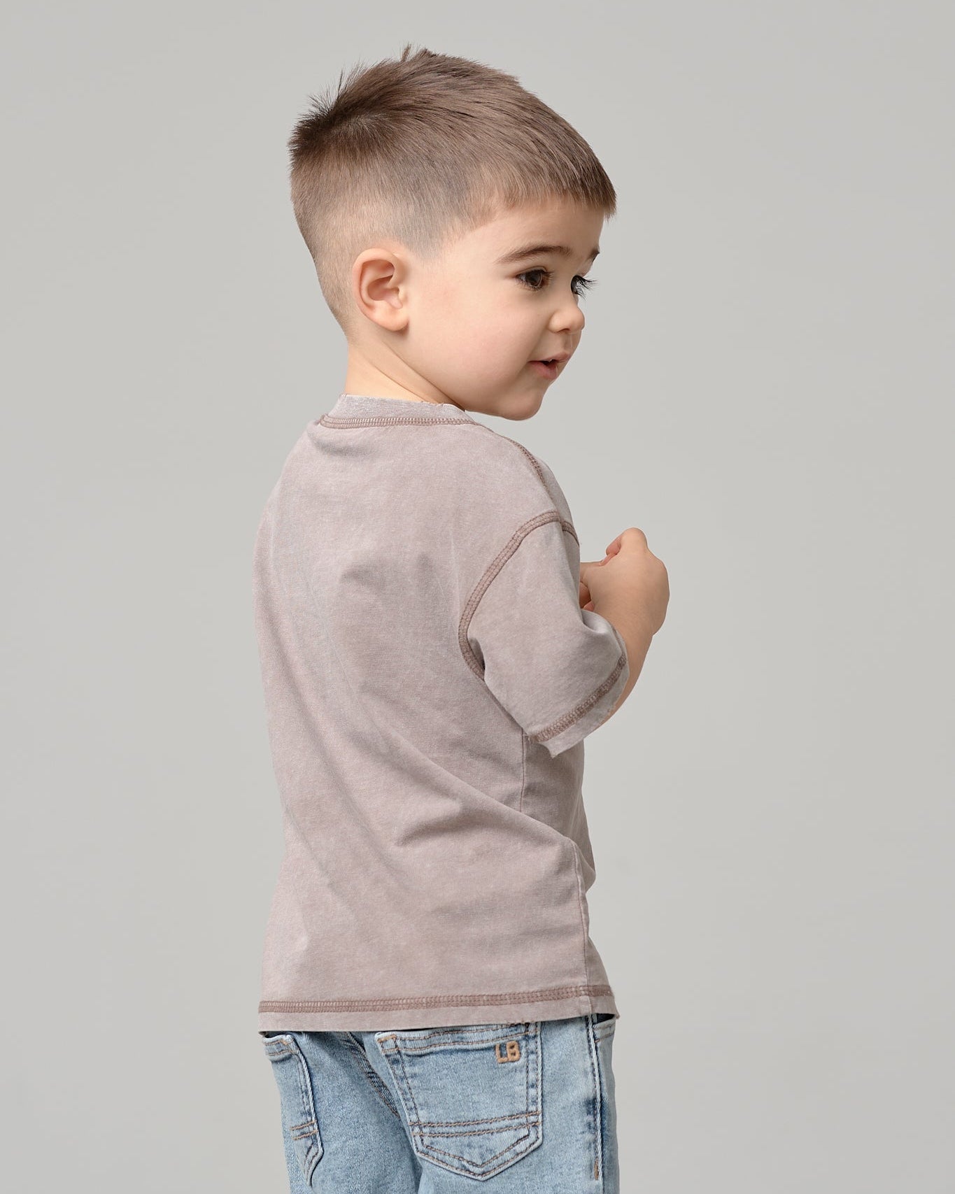 Mineral Wash Tee - Taupe