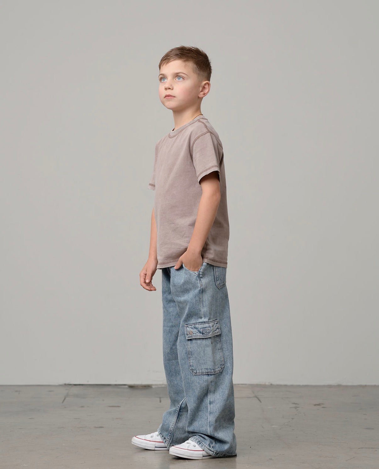Mineral Wash Tee - Taupe