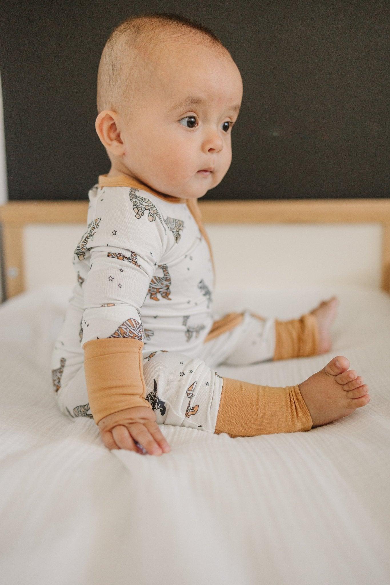 Mummy-Saurus Rex Bamboo Zippy Romper