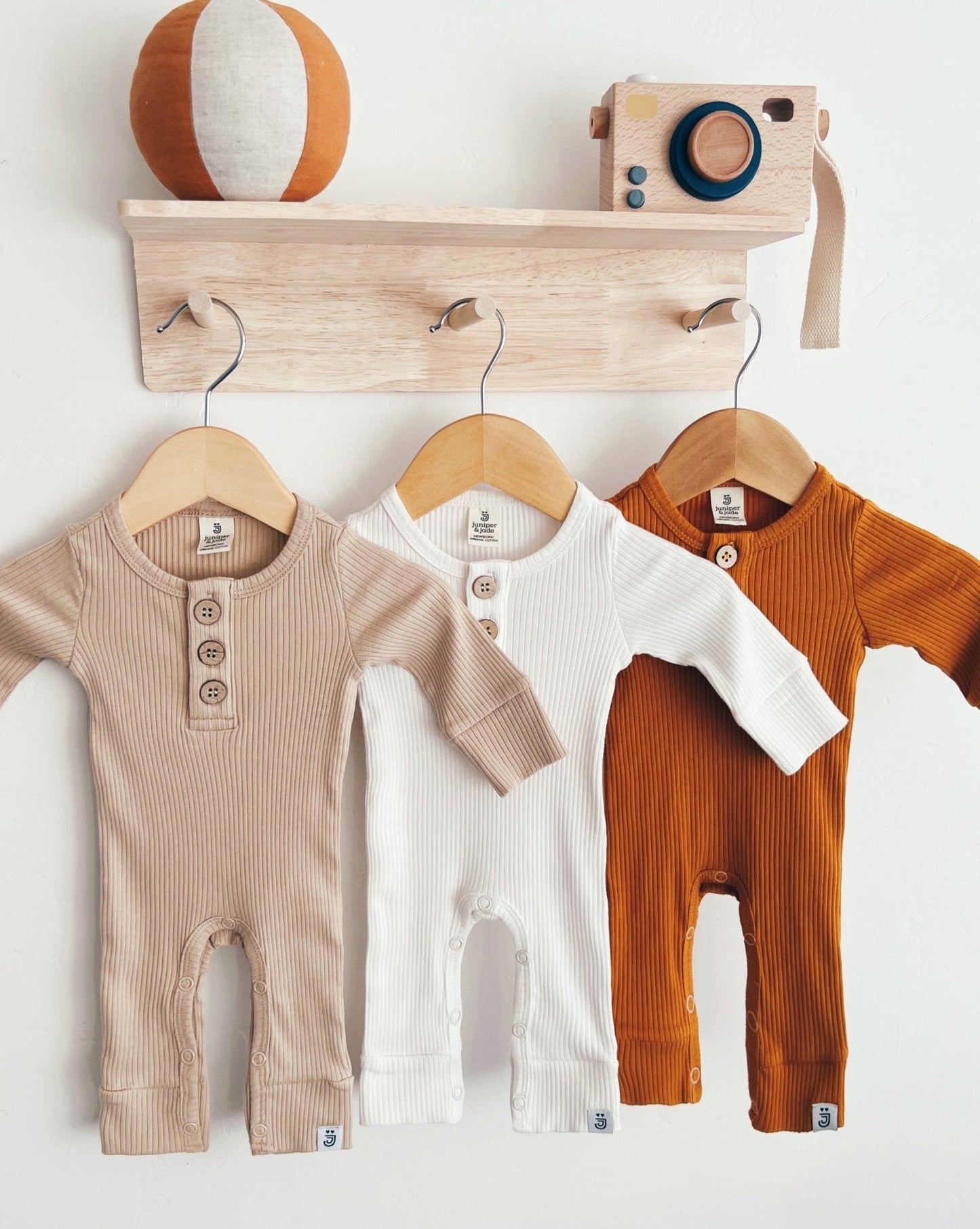 Organic Jumpsuit | Latte