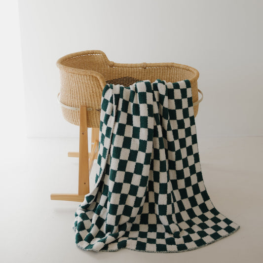 Plush Blanket | Lucky Micro Check
