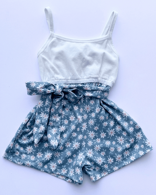 Betty Camisole Romper - Flower Petals