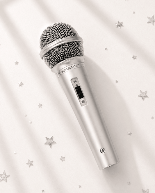 Silver Pop Star Microphone