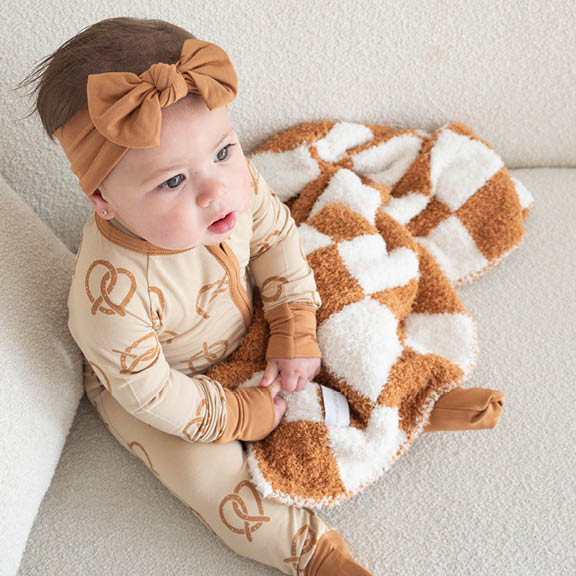 Pretzel | Bamboo Zip Romper