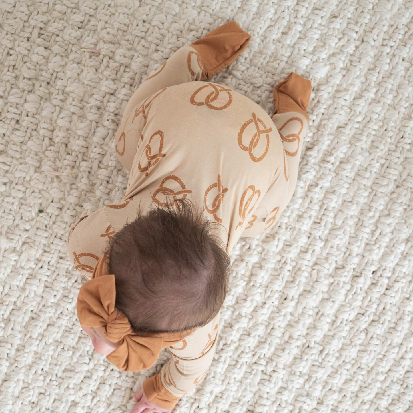 Pretzel | Bamboo Zip Romper