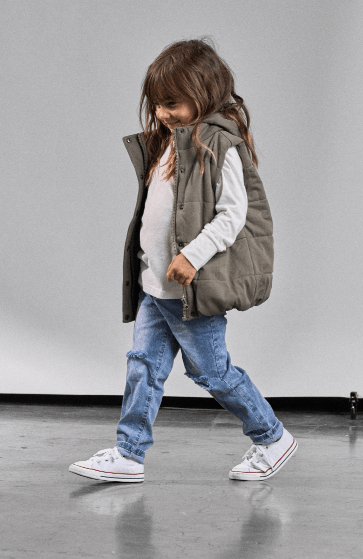 Relaxed Fit Distressed Denim