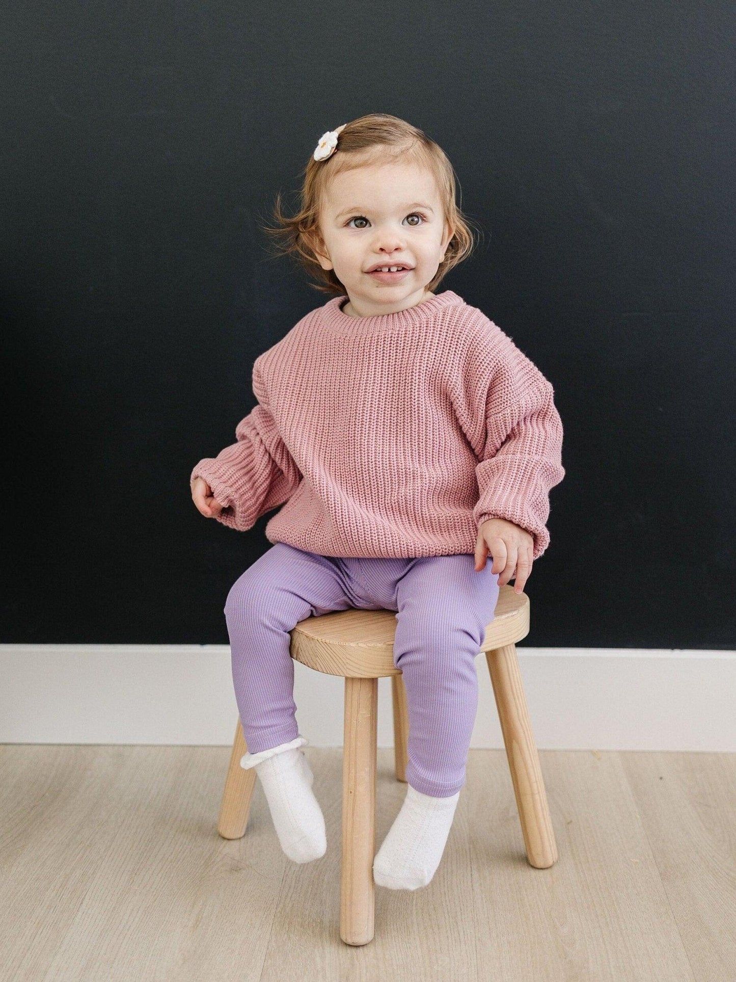 Cozy Ribbed Bamboo Leggings for Kids - Multiple Colors