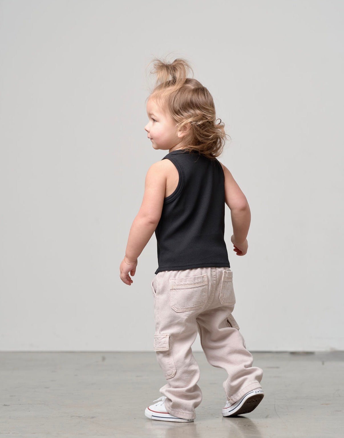 Ribbed Tank - Black