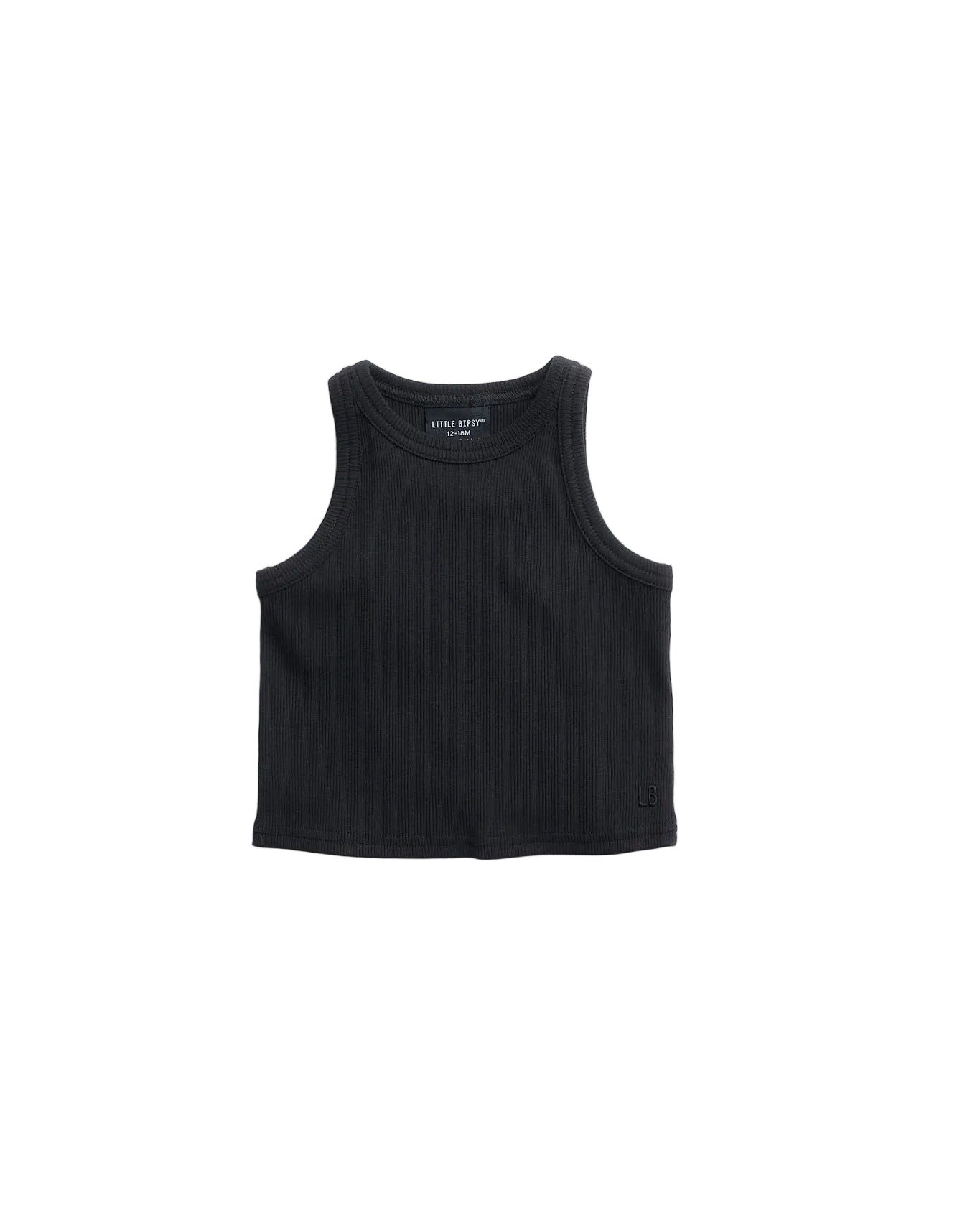 Ribbed Tank - Black
