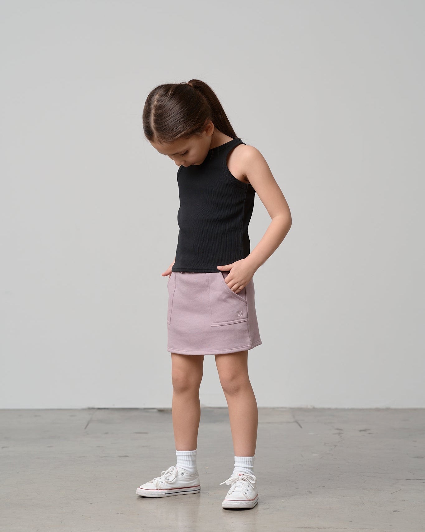 Ribbed Tank - Black