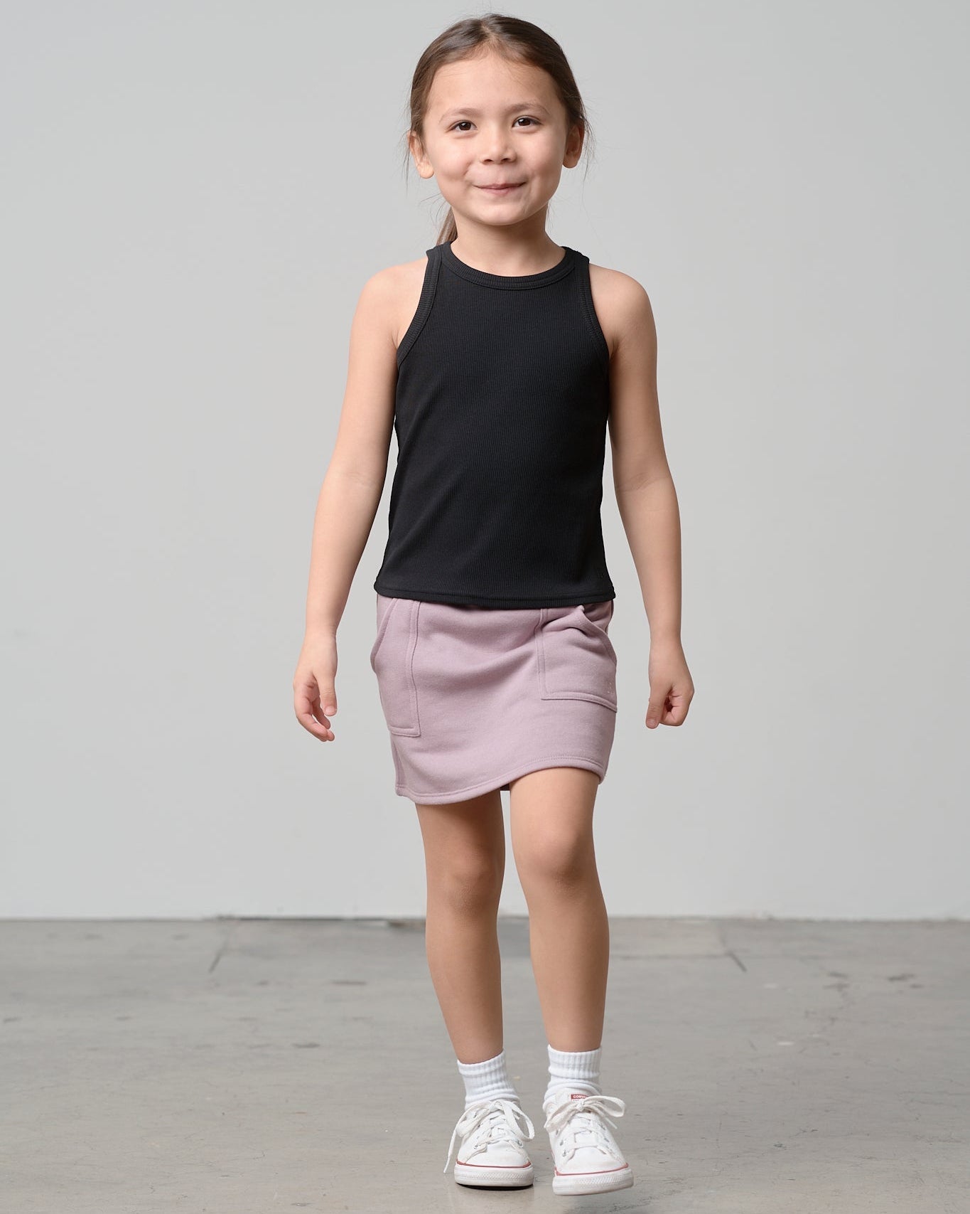 Ribbed Tank - Black
