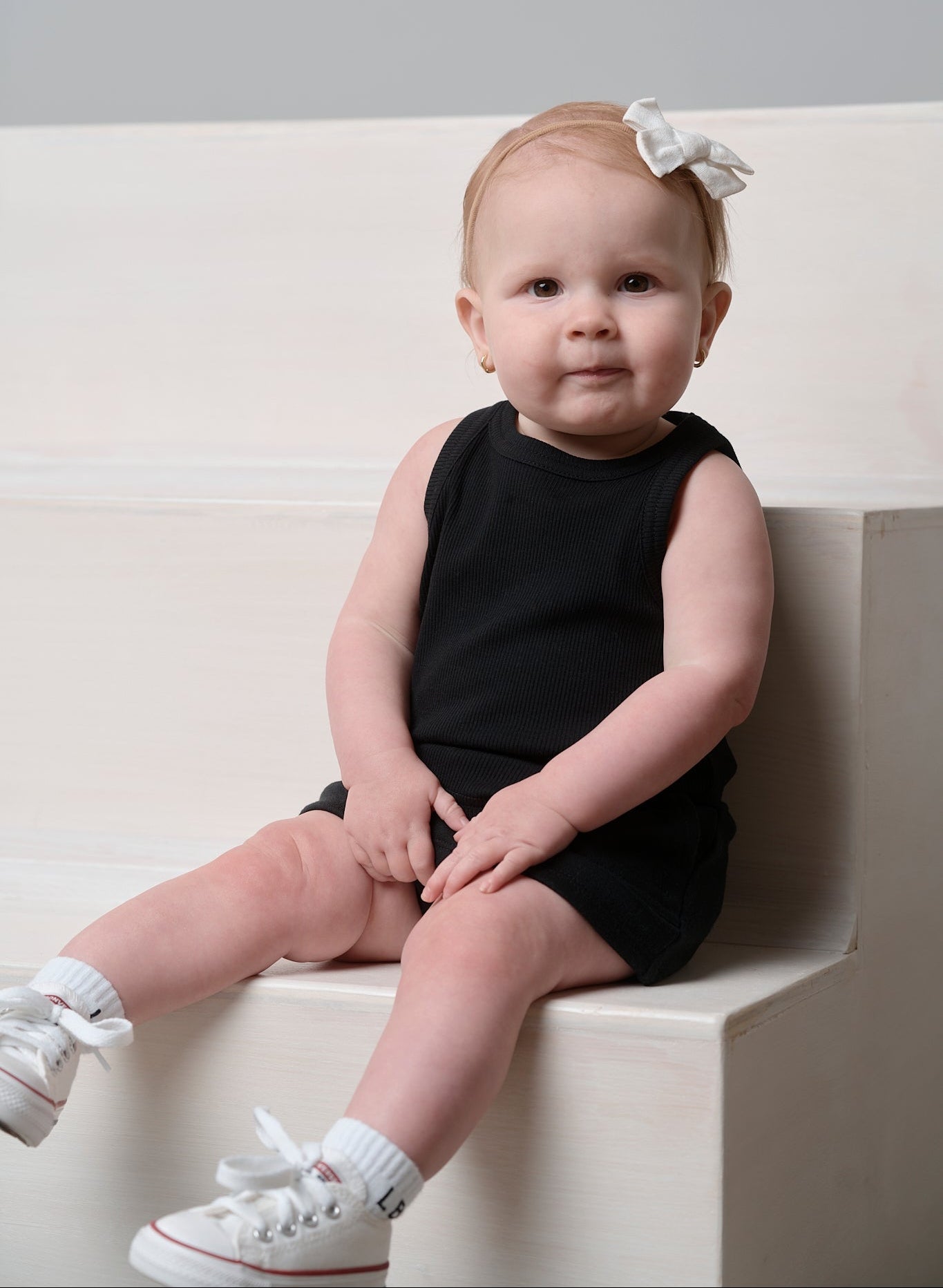 Ribbed Tank - Black