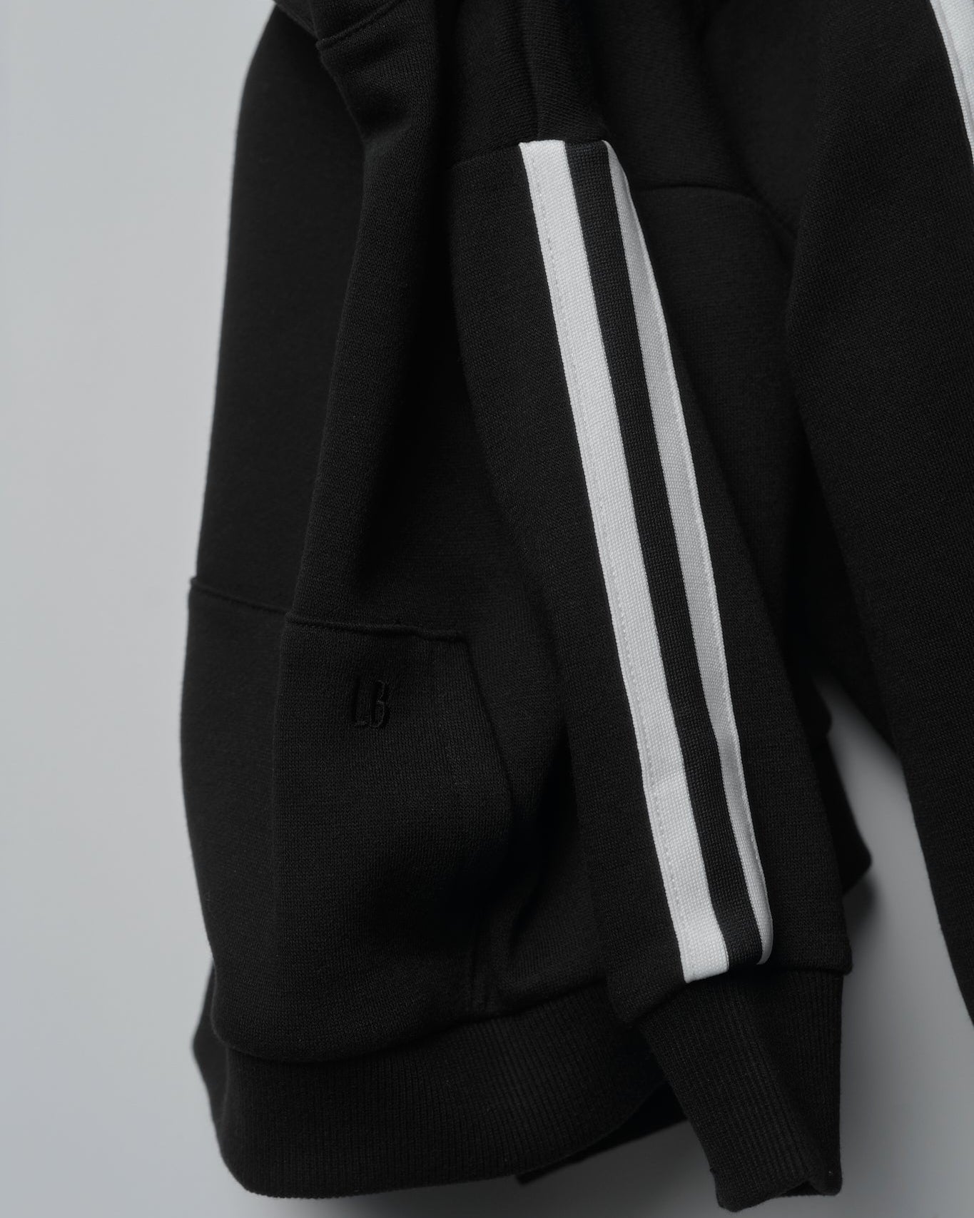 Side Trim Hoodie - Black