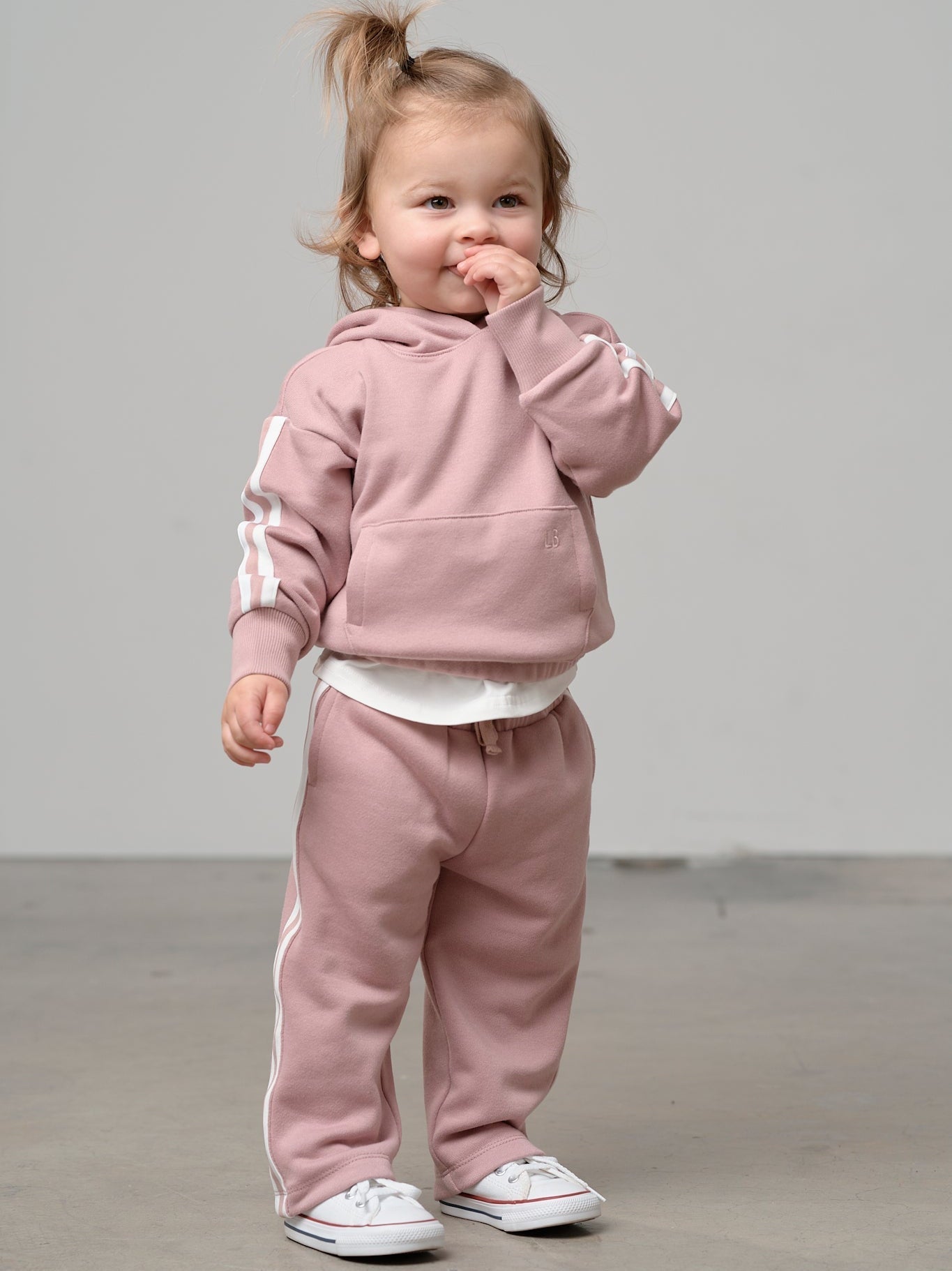Side Trim Pant - Dusty Rosewood
