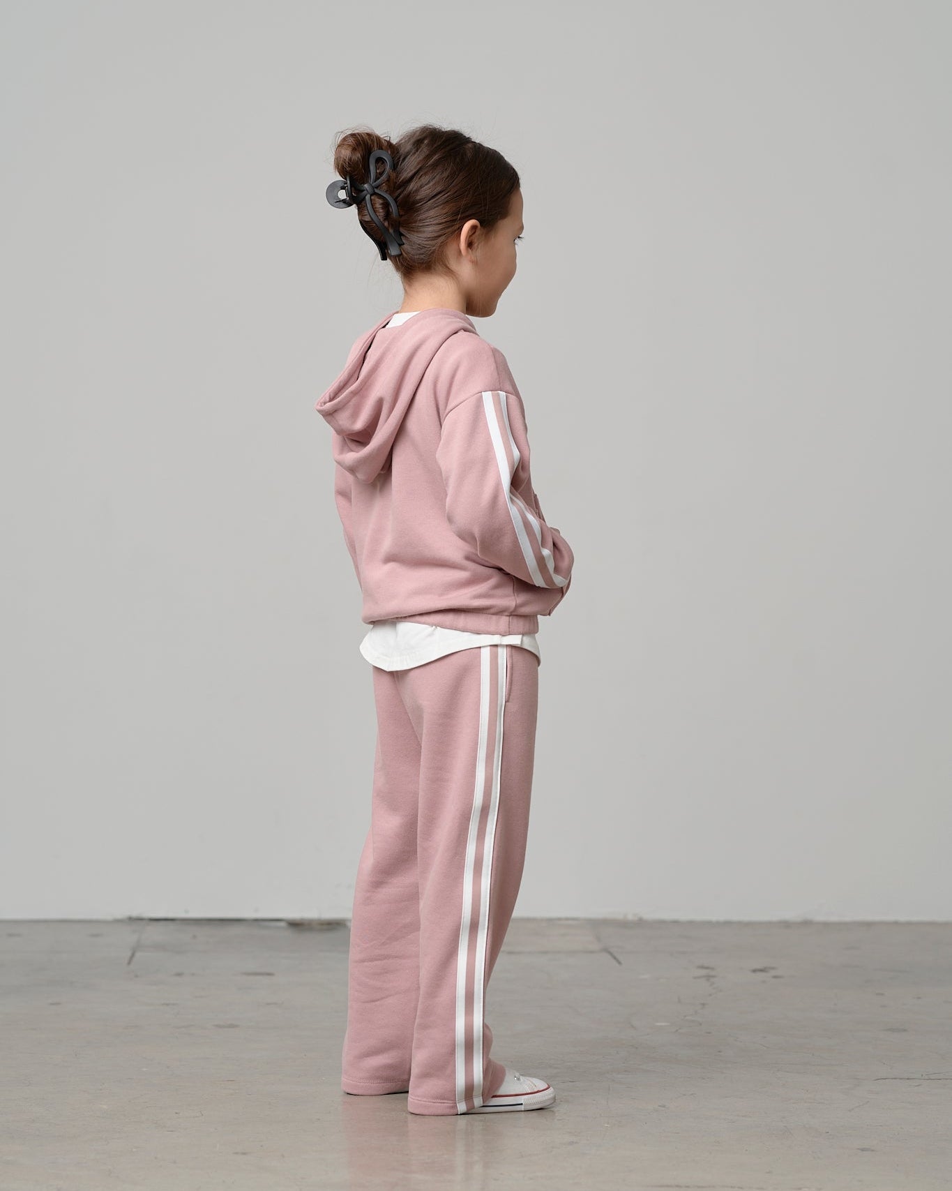 Side Trim Pant - Dusty Rosewood