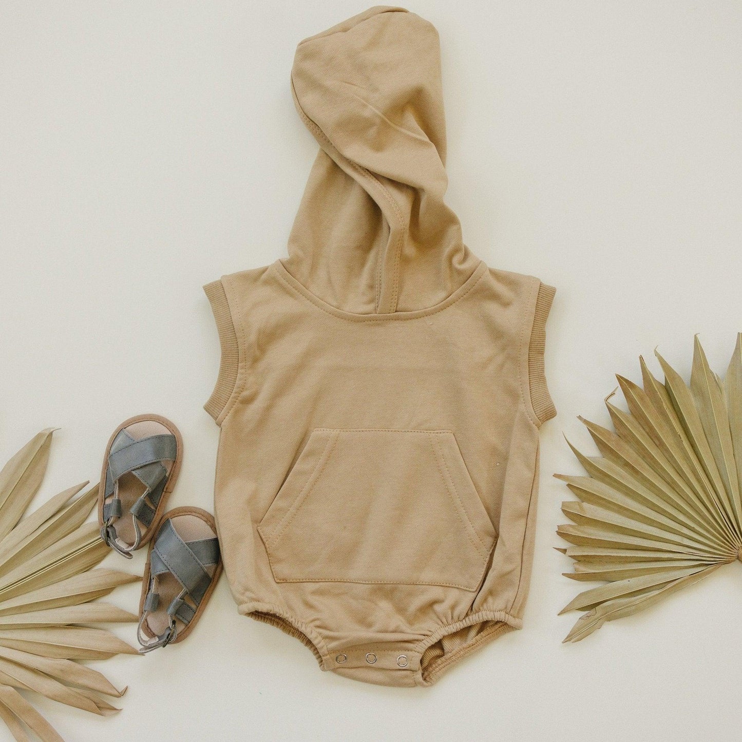 Sleeveless Hoodie Romper