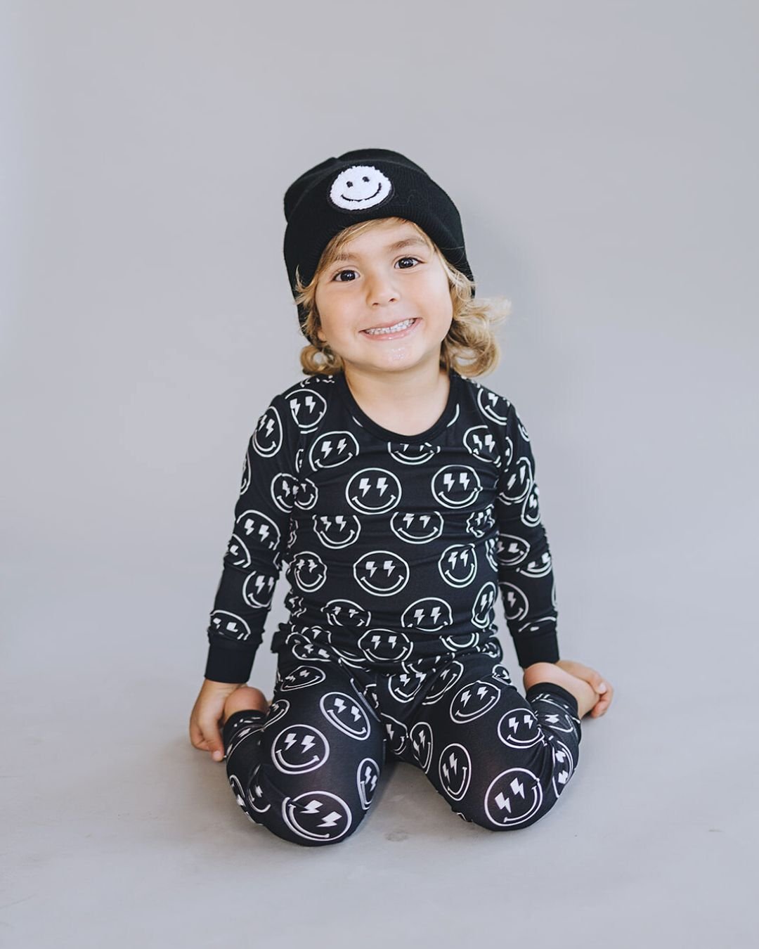 Smiley Beanie | Black