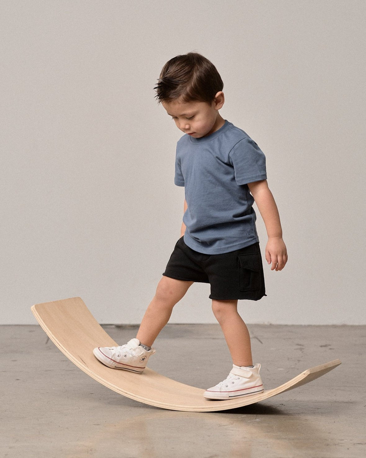 Swoop Elevated Tee - Worn Indigo